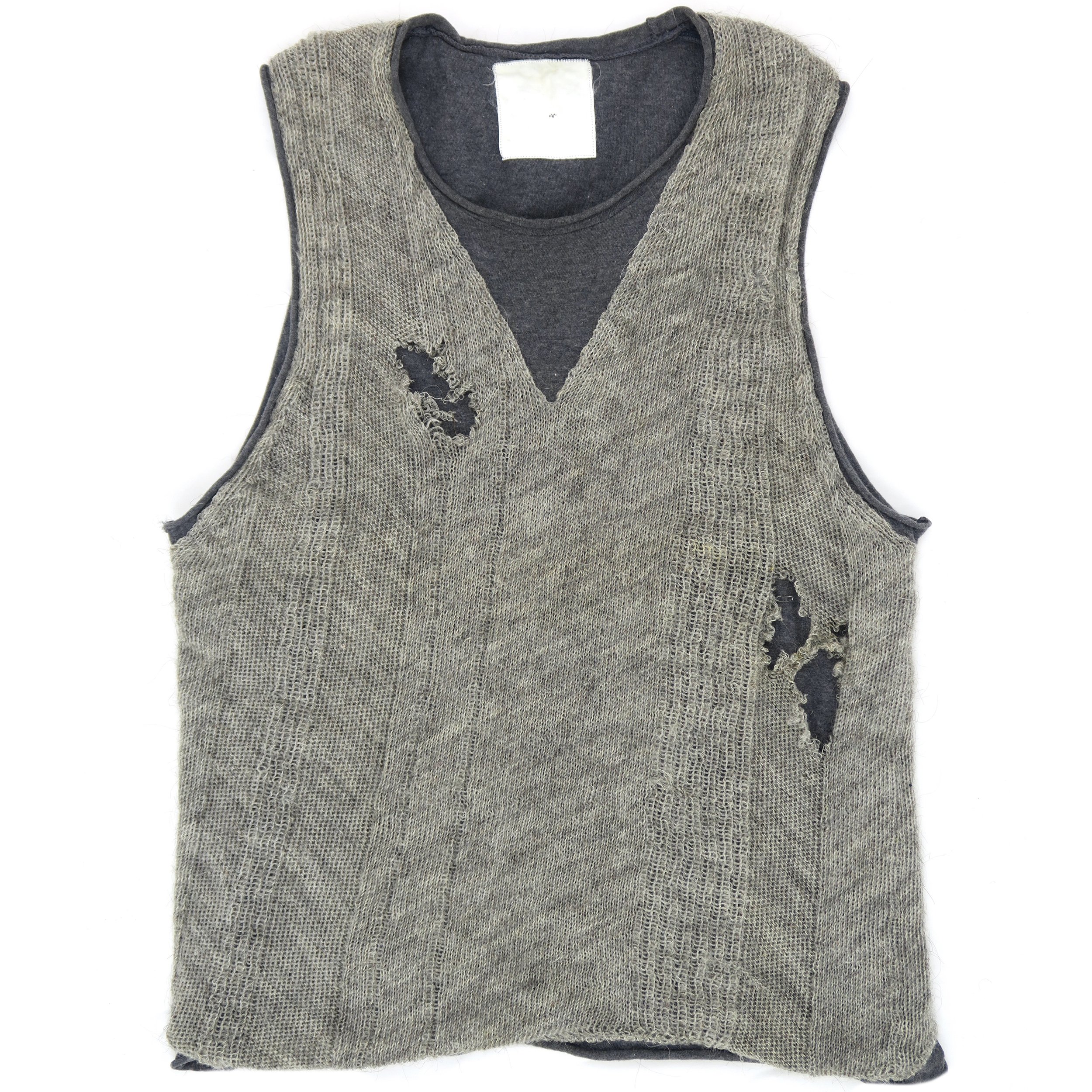 Comme Des Garcons AD1998 Double-Layered Sweater Vest — DENIMGLASSES